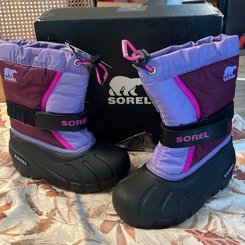 New Purple Sorel winter boots